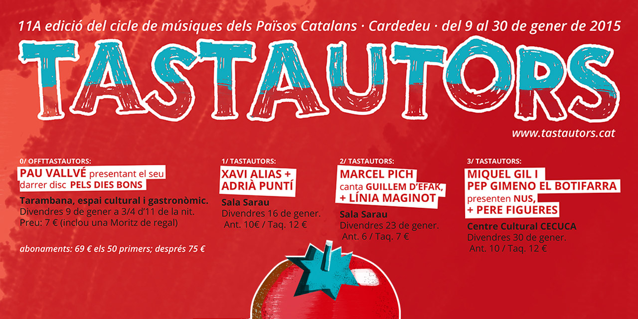 MiquelGiliBotifarraTASTAUTORScartellINICI